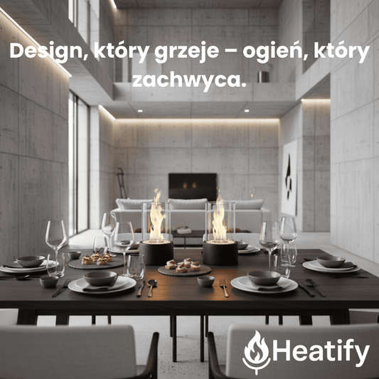 Heatify – Przenośny Biokominek