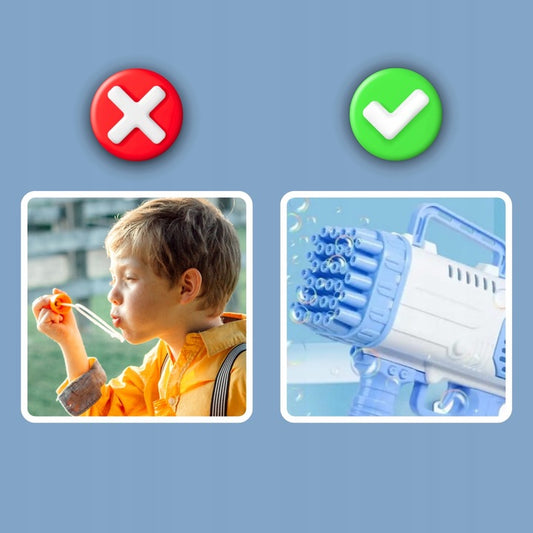 Bańkowy Blaster – Pistolet do Baniek Mydlanych