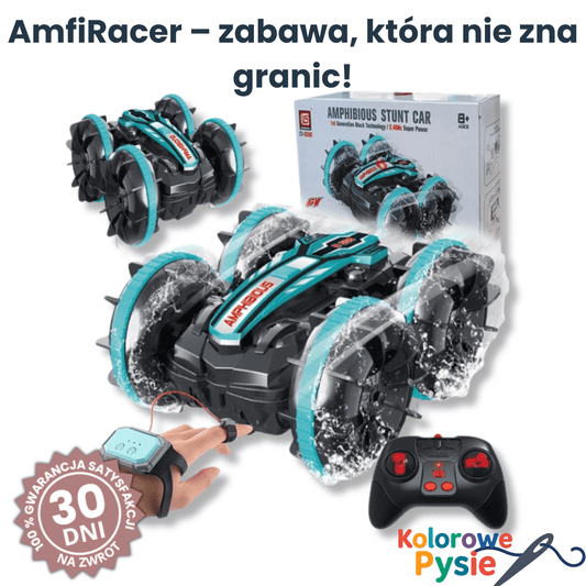 Szybki, zdalnie sterowany i pływający pojazd - AmfiRacer