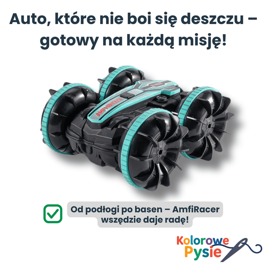 Szybki, zdalnie sterowany i pływający pojazd - AmfiRacer