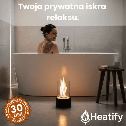 Heatify – Przenośny Biokominek