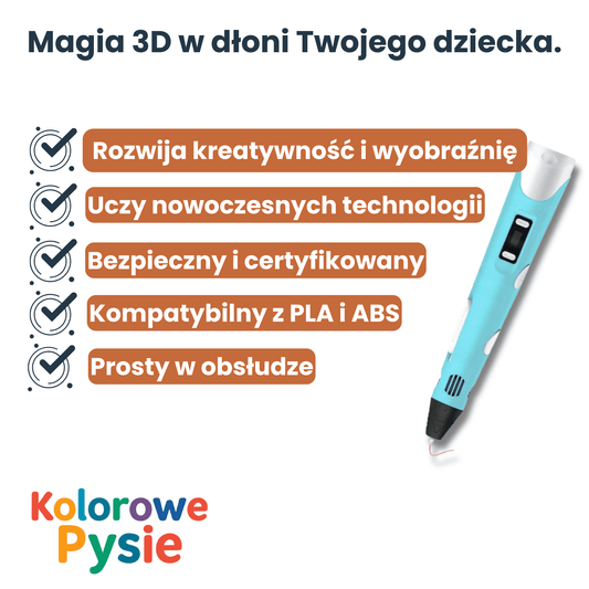 MagicPen 3D™ – Kreatywny Długopis Drukarka