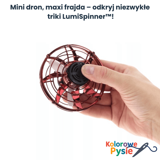 LumiSpinner™ – Świecący Latający Dron LED z Efektem Bumerangu