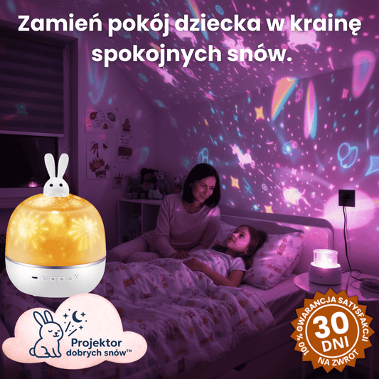 Projektor dobrych snów™- lampka nocna i projektor LED